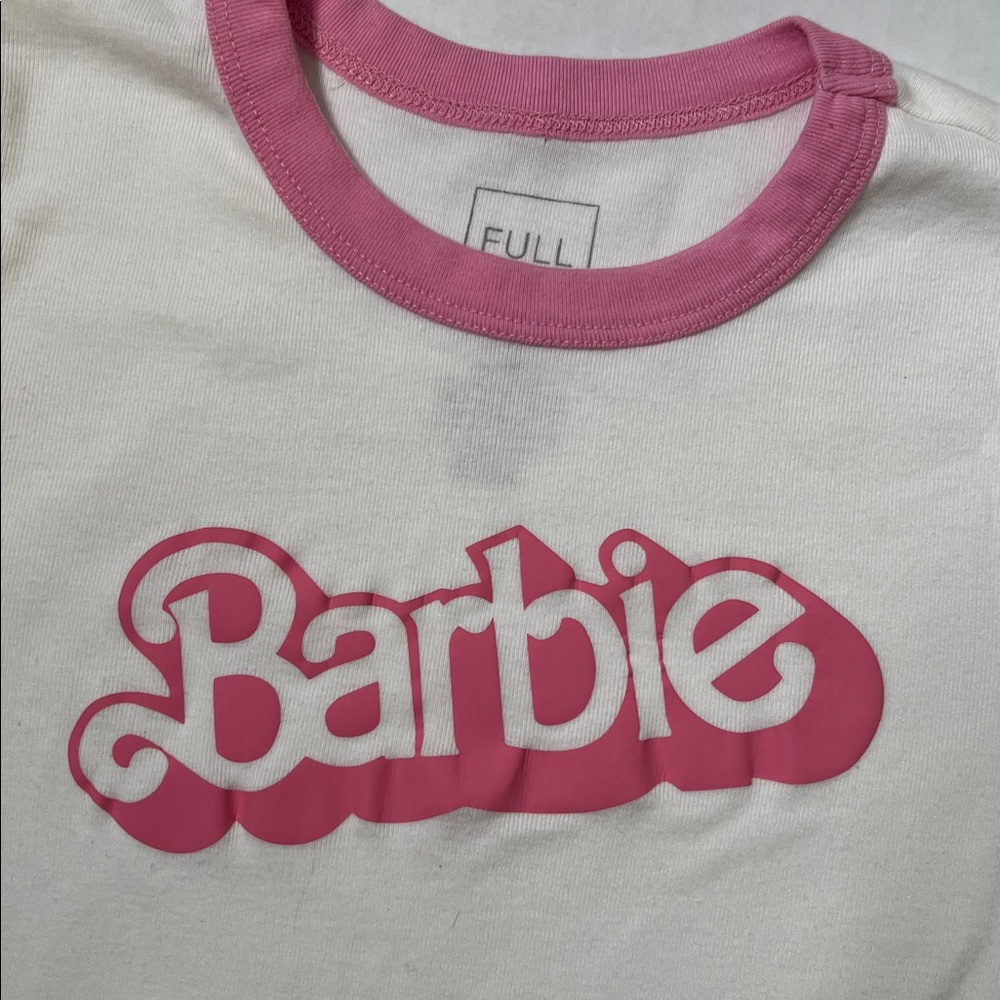 Barbie cropped tee-shirt size Small - Picture 2 of 6